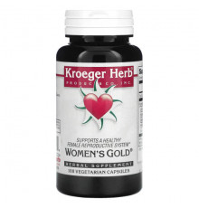 Kroeger Herb Co, Women's Gold, 100 вегетарианских капсул