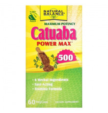 Maximum Potency Catuaba Power Max 500, 60 VegCaps