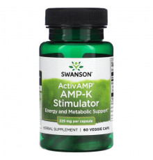 Swanson, ActivAMP AMP-K Stimulator, 225 мг, 60 растительных капсул