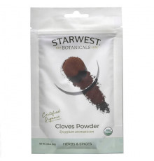 Starwest Botanicals, Органический порошок из гвоздики, 66 г (2,33 унции)