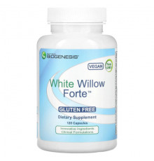 Nutra BioGenesis, White Willow Forte, белая ива, 120 капсул