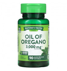 Oil Of Oregano, 3,000 mg, 90 Quick Release Softgels (1,500 mg per Capsule)