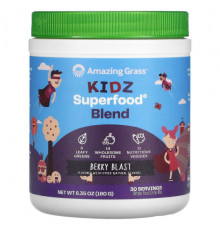 Amazing Grass, Kidz Superfood, со вкусом «Невероятный шоколад», 180 г (6,35 унции)