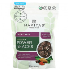 Navitas Organics, Organic Power Snack, какао-годжи, 454 г (16 унций)