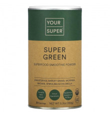 Your Super, Super Green, Superfood Smoothie Powder, 5.3 oz (150 g)