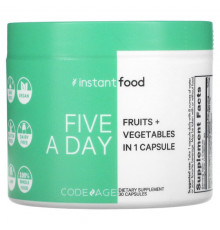 Five A Day, Fruits + Vegetables in 1 Capsule, 30 Capsules