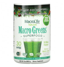 Macrolife Naturals, Macro Greens, суперфуды, 283,5 г (10 унций)