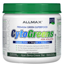 CytoGreens For Athletes, Acai Berry Green Tea, 4.4 oz (125 g)