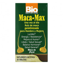 Bio Nutrition, Maca Max, 1,000 мг, 30 таблеток