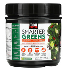 Smarter Greens, Superfoods + Energy Powder, Lemon-Lime, 15.4 oz (436 g)