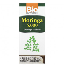 Bio Nutrition, Моринга 5000 (Moringa oleifera), 120 мл (4 жидк. Унции)