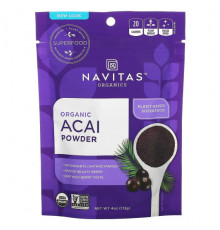 Navitas Organics, Органический порошок асаи, 113 г (4 унции)