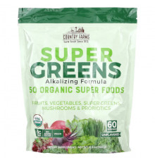 Super Greens, Alkalizing Formula, Unflavored, 31.8 oz (900 g)