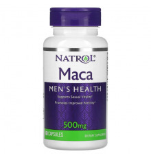 Natrol, Maкa, 500 мг, 60 капсул