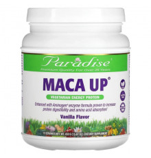 Paradise Herbs, Maca Up, Vegetarian Energy Protein, Vanilla, 15.87 oz (450 g)