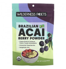 Organic Brazilian Acai Berry Powder, 3.5 oz (99 g)