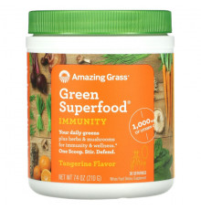 Green Superfood, Immunity, Tangerine, 7.4 oz (210 g)