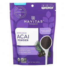 Navitas Organics, Органический порошок асаи, 113 г (4 унции)