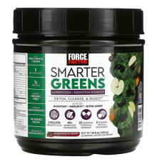 Smarter Greens, Superfoods + Digestion Powder, Pomegranate Berry, 14.8 oz (419 g)