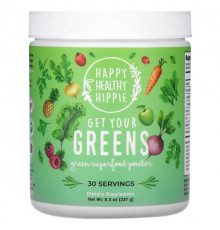 Happy Healthy Hippie, Get Your Greens, зеленый суперпродукт в порошке, 237 г (8,3 унции)