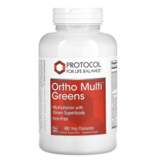 Protocol for Life Balance, Ortho Multi Greens, 180 растительных капсул