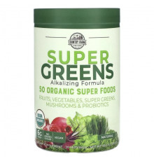 Super Greens, Alkalizing Formula, Chocolate, 10.6 oz (300 g)