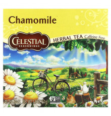 Celestial Seasonings, травяной чай, ромашка, без кофеина, 40 чайных пакетиков по 51 г (1,8 унции)