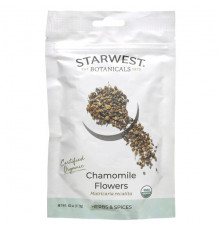 Starwest Botanicals, Органические цветки ромашки, 17,9 г (0,63 унции)