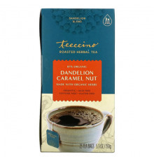 Teeccino, Roasted Herbal Tea, Hazelnut, Caffeine Free, 10 Tea Bags, 2.12 oz (60 g)