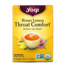 Yogi Tea, Immune Support с эхинацеей, без кофеина, 16 чайных пакетиков, 24 г (85 унций)