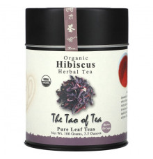 The Tao of Tea, органический травяной чай с гибискусом, без кофеина, 100 г (3,5 унции)