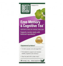 Bell Lifestyle, Ezee Memory & Cognitive Tea, чайные пакетики 20 (30 г)