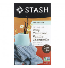 Stash Tea, Herbal Tea, золотой чай с куркумой, без кофеина, 18 чайных пакетиков, 36 г (1,2 унции)