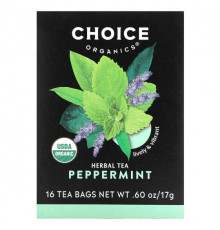 Choice Organic Teas, Herbal Tea, ромашка, без кофеина, 16 чайных пакетиков, 14 г (0,50 унции)