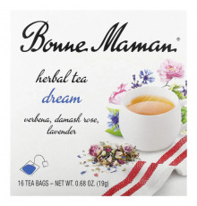 Bonne Maman, Herbal Tea, Vitality, без кофеина, 16 чайных пакетиков, 19 г (0,68 унции)