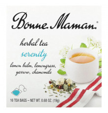 Bonne Maman, Herbal Tea, Vitality, без кофеина, 16 чайных пакетиков, 19 г (0,68 унции)