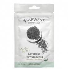 Starwest Botanicals, Органические цветки лаванды, 13,9 г (0,49 унции)