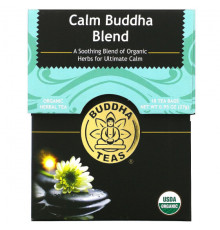 Buddha Teas, Calm Buddha Blend, 18 чайных пакетиков, 27 г (0,95 унции)