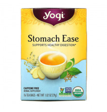 Yogi Tea, для облегчения пищеварения, 16 чайных пакетиков, 1,02 унции (29 г)