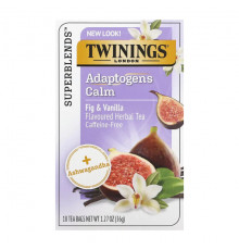 Twinings, Boost, адаптогены, травяной чай со вкусом манго и чили, без кофеина, 18 чайных пакетиков, 27 г (0,95 унции)