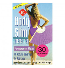 Uncle Lee's Tea, Body Slim Dieter Tea, клюква, 30 чайных пакетиков, 60 г (2,12 унции)