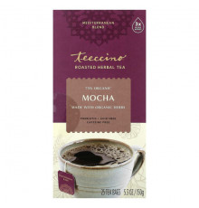 Teeccino, Жареный травяной чай, Java, без кофеина, 25 чайных пакетиков, 150 г (5,3 унции)