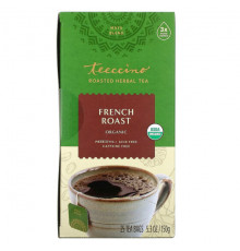 Teeccino, Roasted Herbal Tea, Hazelnut, Caffeine Free, 10 Tea Bags, 2.12 oz (60 g)