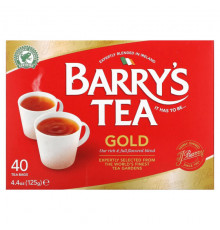 Barry's Tea, Золотая смесь, 40 чайных пакетиков, 125 г (4,4 унции)