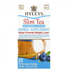 Hyleys Tea, Slim Tea, ягоды асаи, 25 чайных пакетиков в фольгированных пакетиках, по 1,5 г (0,05 унции)