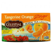 Celestial Seasonings, Травяной чай, Без кофеина, Лесная ягода Зингер, 20 чайных пакетиков, 1,7 унции (47 г)