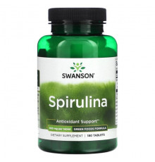 Swanson, Spirulina, 500 mg, 180 Tablets