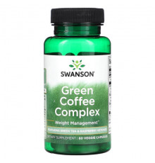 Swanson, Green Coffee Complex, 60 растительных капсул