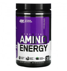 Optimum Nutrition, Essential Amin.O. Energy, виноград «Конкорд», 270 г (9,5 унции)