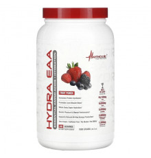 Metabolic Nutrition, Hydra EAA, голубая малина, 1000 г (35,2 унции)